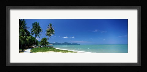 Framed Tropical Beach Penang Malaysia Print