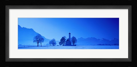 Framed St. Coloman Church Schwangau Germany Print