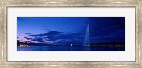 Framed Geneva Switzerland (horizontal) Print