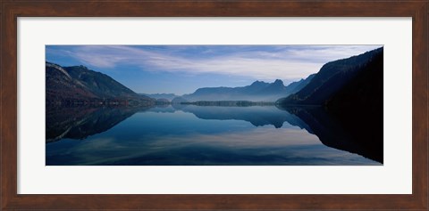 Framed St. Wolfgangsee and Alps Salzkammergut Austria Print