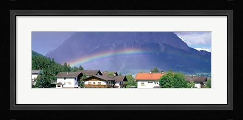 Framed Rainbow Innsbruck Tirol Austria Print