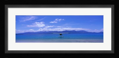 Framed Float Plane Hope Island Great Barrier Reef Australia Print