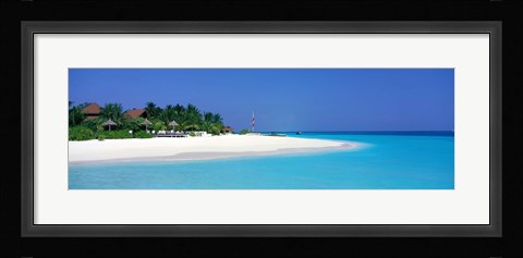 Framed Laguna Beach Maldives Print
