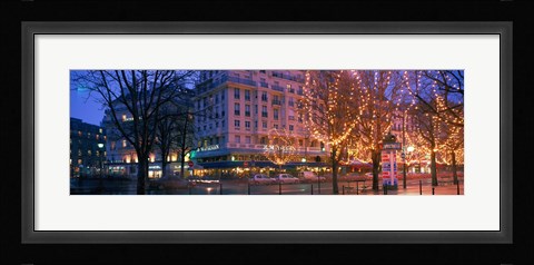 Framed Evening, Paris, France Print