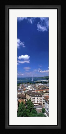 Framed Geneva Switzerland (vertical) Print