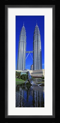 Framed Petronas Towers Kuala Lumpur Malaysia Print