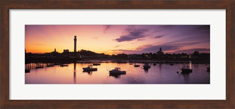 Framed Harbor Cape Cod MA Print
