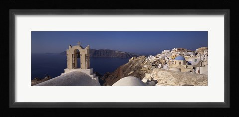 Framed Church Bell on an Island, Greece Print
