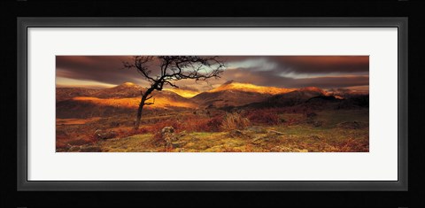Framed Snowdonia National Park, Wales, United Kingdom Print