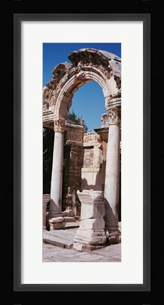 Framed Turkey, Ephesus, building facade Print