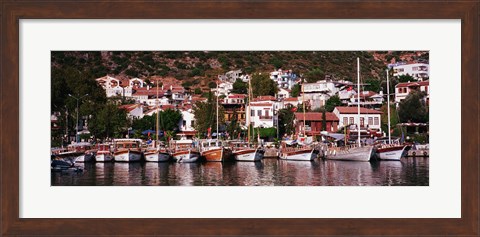 Framed Kalkan, Turkey Print