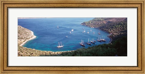 Framed Kalkan Turkey Print