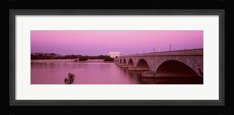 Framed Memorial Bridge, Washington DC, District Of Columbia, USA Print