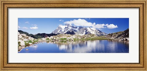 Framed Mt Baker Snoqualmie National Forest WA Print