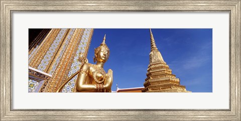 Framed Wat Phra Kaeo Statue, Grand Palace, Bangkok, Thailand Print