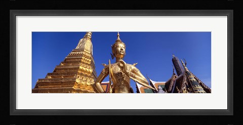 Framed Wat Phra Kaeo, Grand Palace, Bangkok, Thailand Print