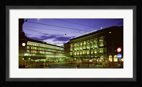 Framed Switzerland, Zurich Print