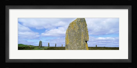 Framed Ring Of Brodgar, Orkney Islands, Scotland, United Kingdom Print
