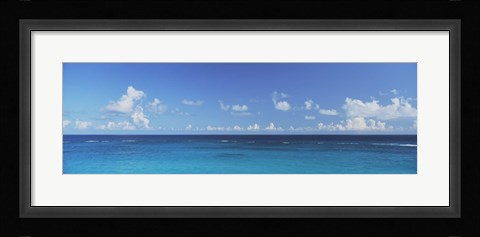 Framed Clouds over the ocean, Atlantic Ocean, Bermuda Print
