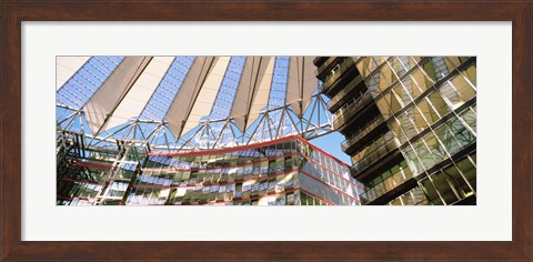 Framed Low angle view of a building, Sony Center, Berlin, Germany Print