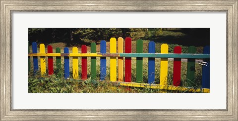 Framed Fence in a park, Germany Print