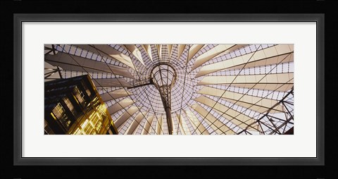 Framed Low angle view of the roof of a building, Sony Center, Berlin, Germany Print