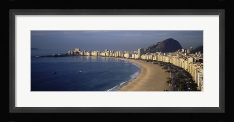 Framed Copacabana Beach, Rio De Janeiro, Brazil Print