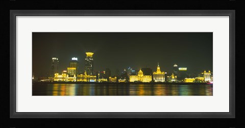 Framed Bund, Shanghai, China Print