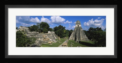 Framed Ruins Of An Old Temple, Tikal, Guatemala Print
