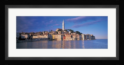 Framed City on the waterfront, Rovinj, Croatia Print