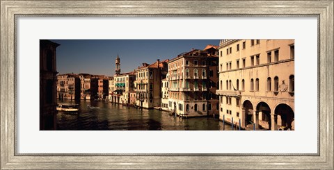 Framed Buildings on the waterfront, Venice, Italy Print