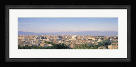 Framed High angle view of a city, Rome, Italy Print
