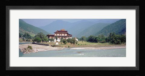 Framed Punakha Dzong, Punakha, Bhutan Print