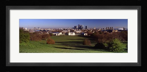 Framed Buildings Near A Park, Greenwich Park, Greenwich, London, England, United Kingdom Print