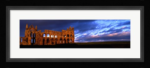 Framed Ruins Of A Church, Whitby Abbey, Whitby, North Yorkshire, England, United Kingdom Print