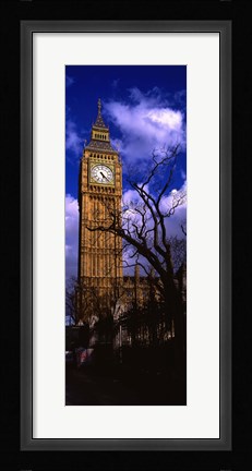Framed Low Angle View Of Big Ben, London, England, United Kingdom Print