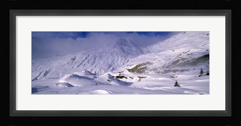 Framed Simplon pass, Switzerland Print
