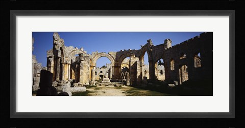 Framed St. Simeon The Stylite Abbey, Aleppo, Syria Print