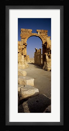 Framed Old Ruins Palmyra, Syria (vertical) Print