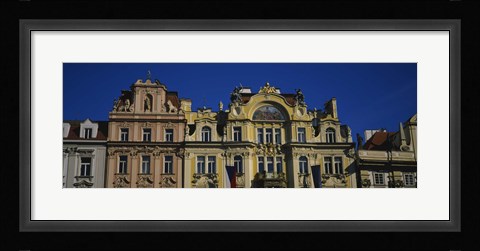 Framed High section view of buildings, Prague Old Town Square, Old Town, Prague, Czech Republic Print