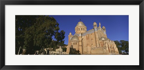 Framed Low angle view of a church, Notre Dame D&#39;Afrique, Algiers, Algeria Print
