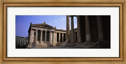 Framed Facade of a building, University Of Athens, Athens, Greece Print