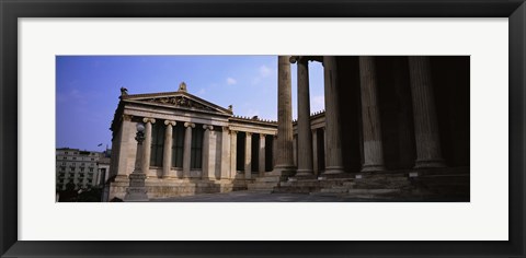 Framed Facade of a building, University Of Athens, Athens, Greece Print