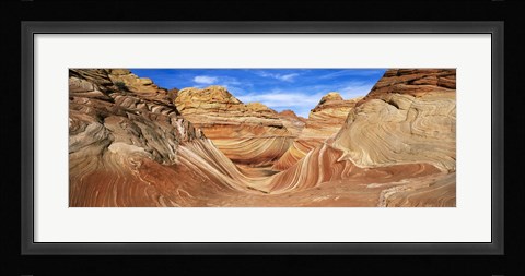 Framed Canyon on a landscape, Vermillion Cliffs, Arizona, USA Print