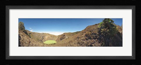 Framed High angle view of a pond on a volcanic island, Arenal Volcano, Costa Rica Print
