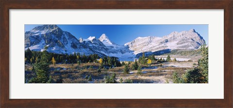 Framed Landscape of Mt Assiniboine Provincial Park Print