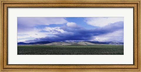 Framed Montana Sky Print