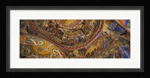 Framed Monastery, Rila Monastery, Bulgaria Print