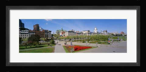 Framed Buildings in a city, Place Jacques Cartier, Montreal, Quebec, Canada Print