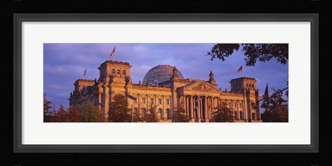 Framed Facade of a building, The Reichstag, Berlin, Germany Print